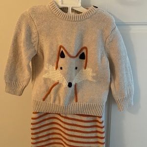 Hanna Anderson knit two piece outfit